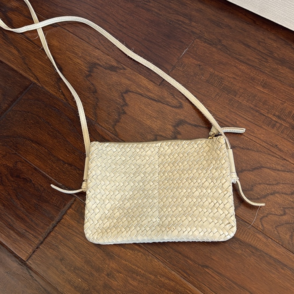 Madewell braided cross body purse